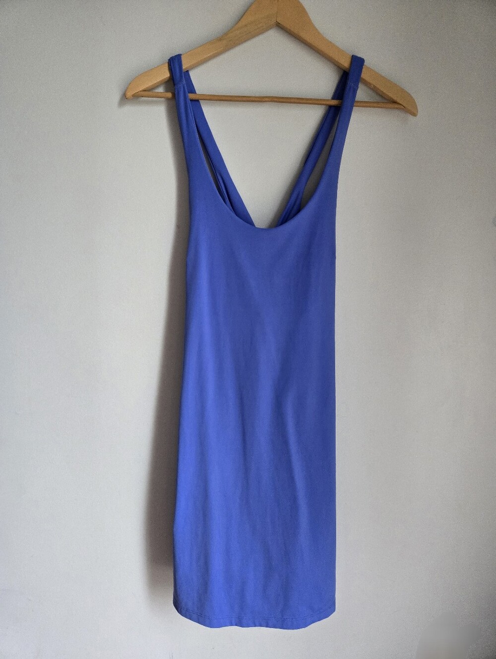 AVIA Scoop Neck Sleeveless Sporty Mini Dress - Lavender Blue